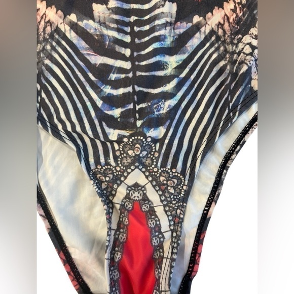 Boho Print One Piece Swimsuit - Picture 6 of 6